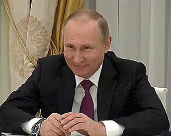 Vladimir Putin Schmunzelt GIF