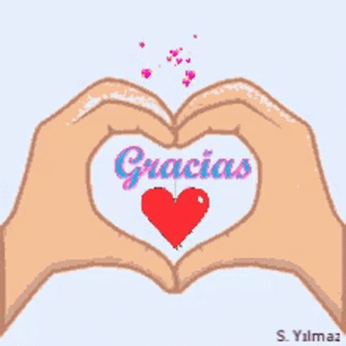 I Love You Gracias GIF