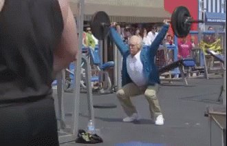 Old Man Superman GIF