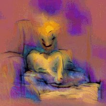 Satisfied Apparition Art GIF