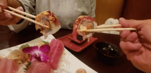 Chopsticks Date GIF