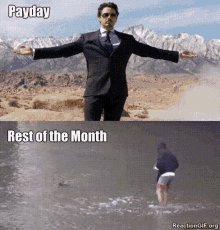 Payday Rest Of The Month GIF