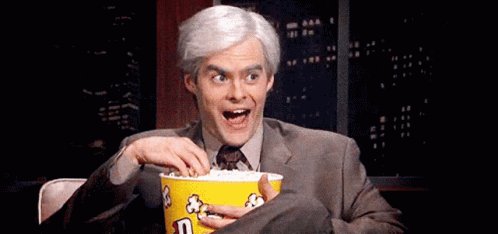 Eating Popcorn Im Watching GIF