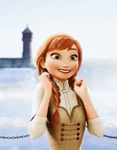 Elsa Excited GIF