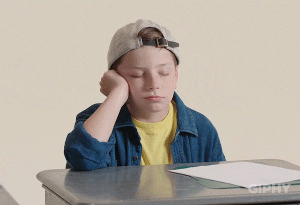 Tired Back To School GIF by...