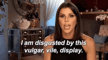 Disgusted Heather Dubrow GIF