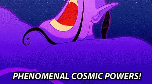 Phenomenal Cosmic Power - Aladdin GIF