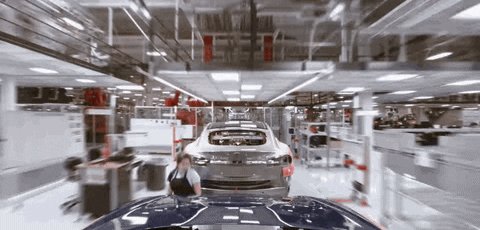 tesla factory GIF by Produc...