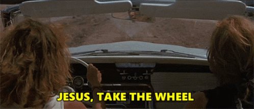 Jesus Take The Wheel GIF