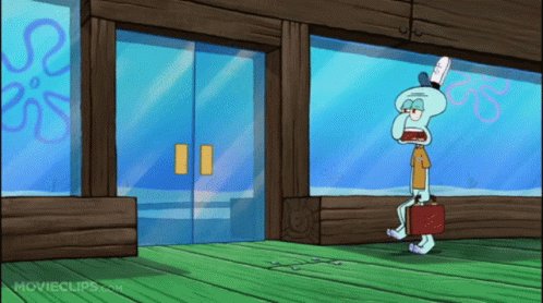 Spongebob I Quit GIF