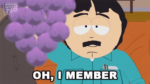 Oh I Member Randy Marsh GIF