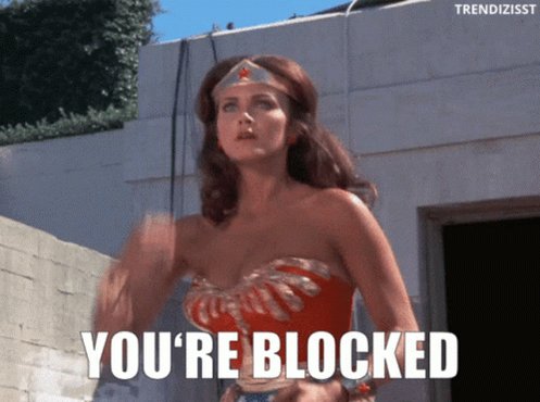 Blocked Unfollow GIF