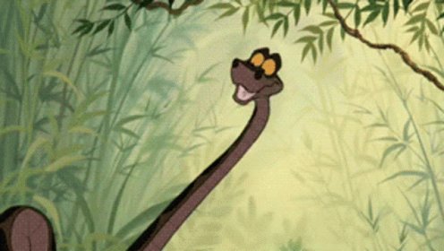 Snake In The Grass Kaa GIF