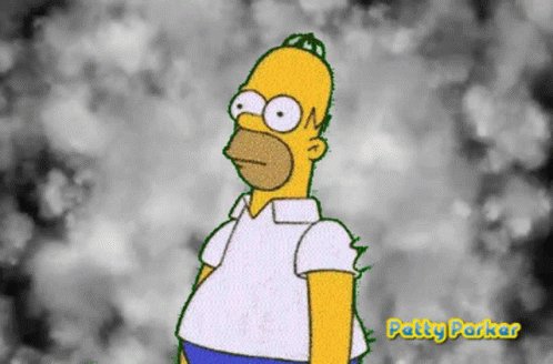 Gif d'Homer Simpson dispara...