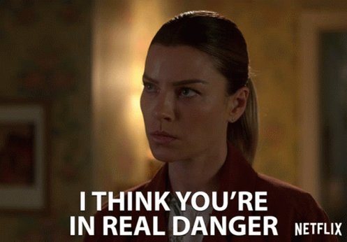 I Think Youre In Real Danger Chloe Decker GIF
