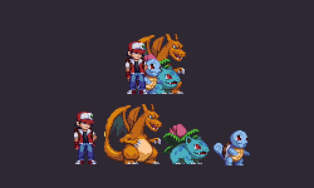 pokemon trainer red vs blue wallpaper