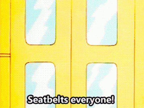 Magic School Bus Seatbelts Everyone GIF