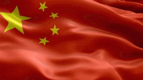 China Flag Chinese GIF