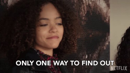 Only One Way To Find Out Tabitha Foster GIF