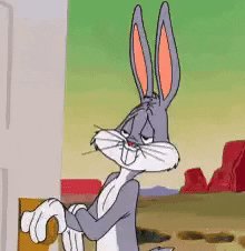 Bored Bugs Bunny GIF by MOO...