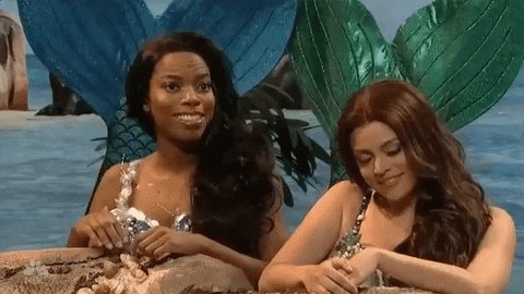 cecily strong mermaid GIF by Saturday Night Live