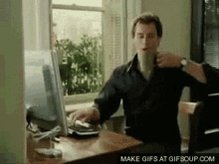 Jim Carey Busy GIF