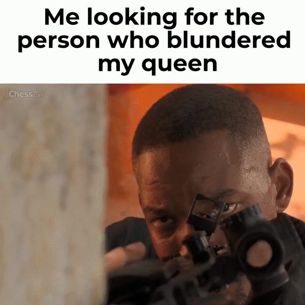 I blundered my queen