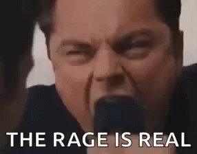 Rage Leonardo Dicaprio GIF