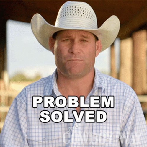 Problem Solved Booger Brown GIF