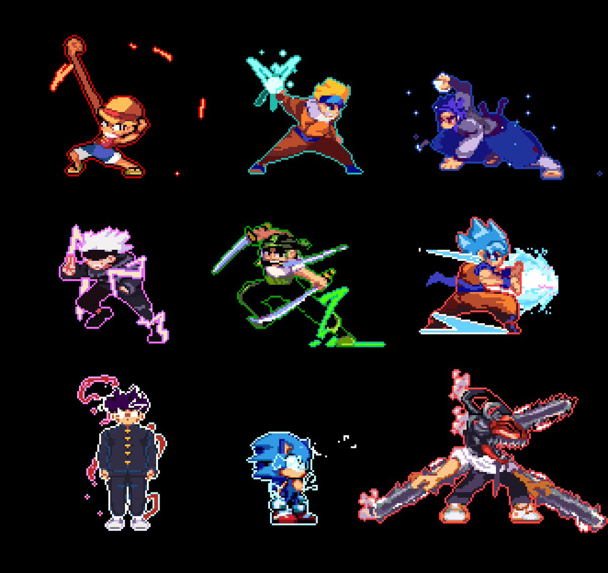 ArtStation - Kingdom Hearts Pixel Art Process