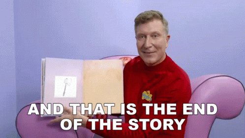 And That Is The End Of The Story Simon Wiggle GIF