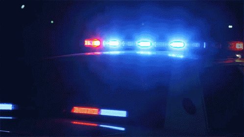 Police Lights Dark GIF