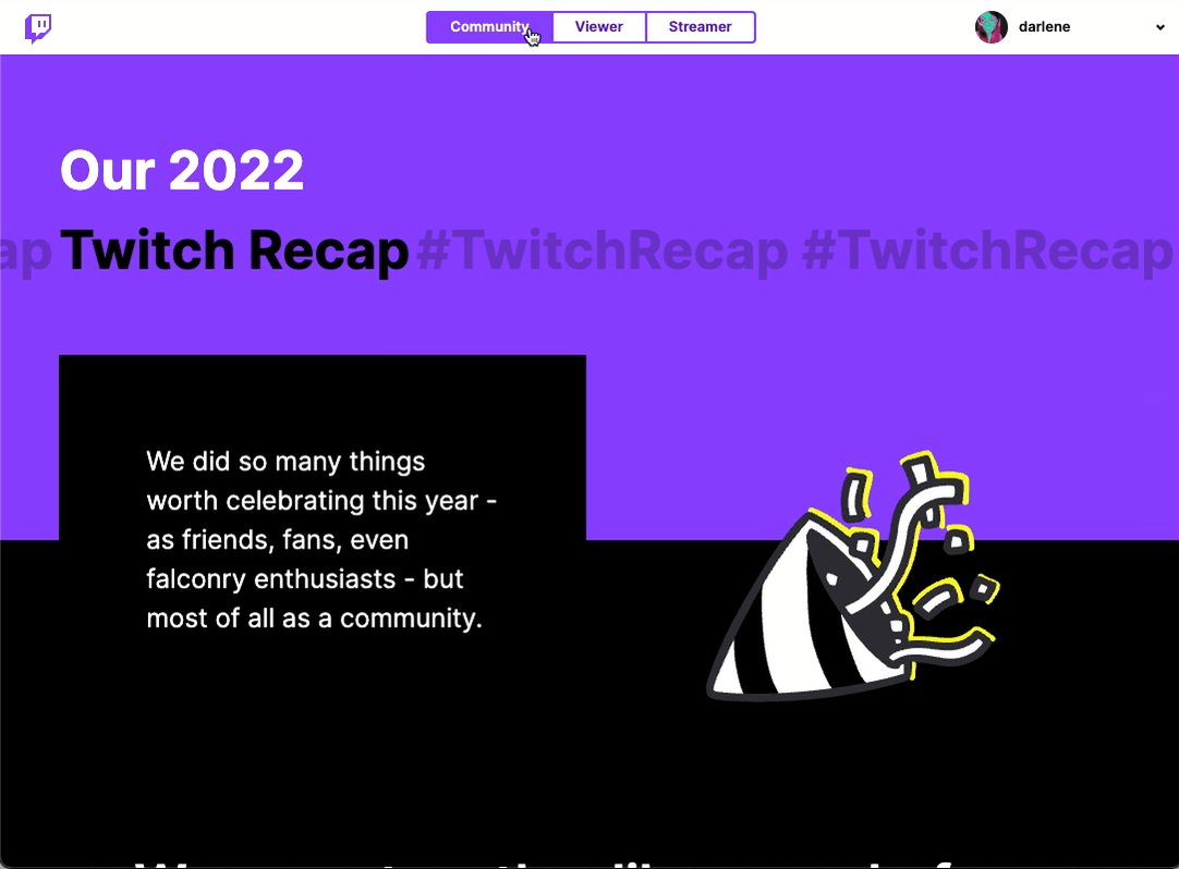 Twitch recaps year with side-scroller and streamer competition, News