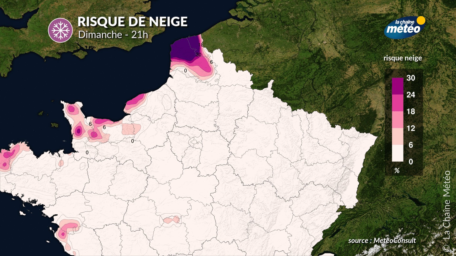La Chaîne Météo on Twitter "⚠️ ️ Prudence cette nuit et lundi matin