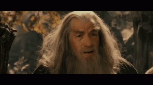 Gandalf Rolling Eyes GIF