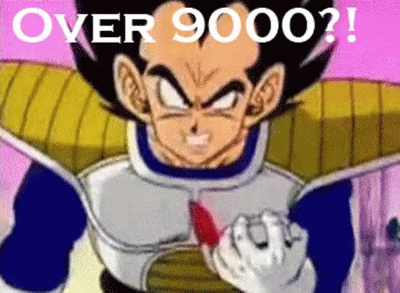 Over 9000! GIF