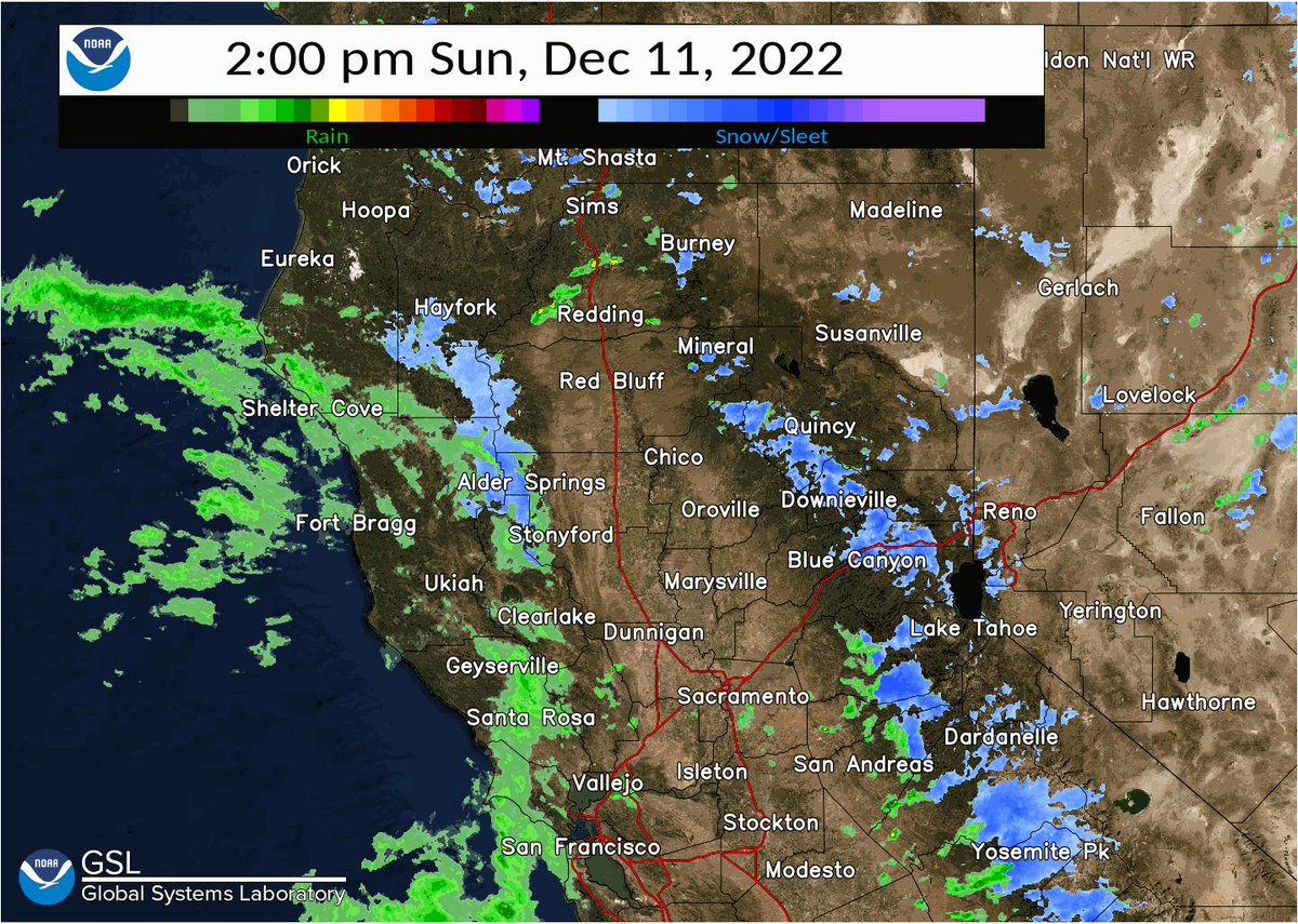 NWS Sacramento on Twitter "📡Current radar shows the next band of