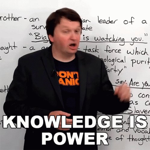 Knowledge Is Power Alex GIF