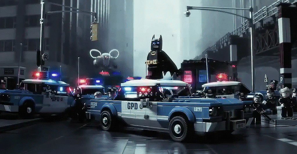 Lego batman best sale police car