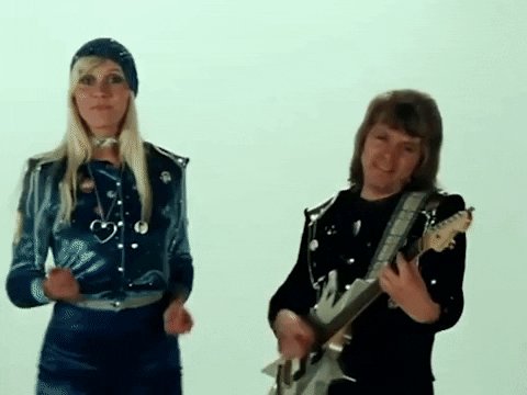 guitar waterloo GIF by ABBA