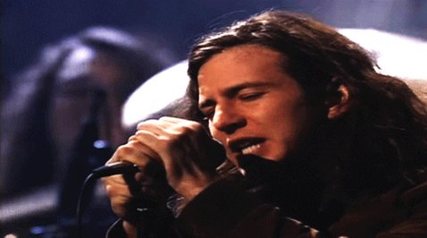 Happy 58th birthday to Eddie Vedder! May need to listen to Ten and Vs. today. 