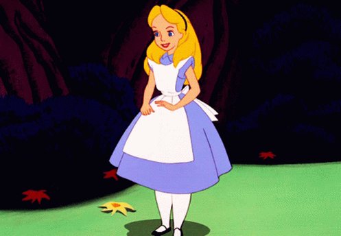 Curtesy Alice In Wonderland GIF