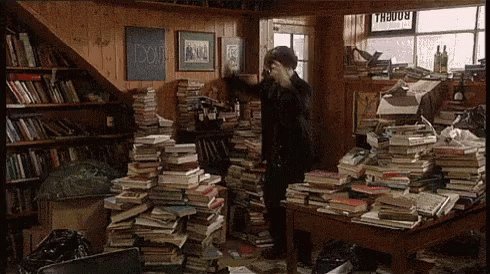 Pile Of Books GIF