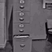 Work Files Filing Cabinet GIF
