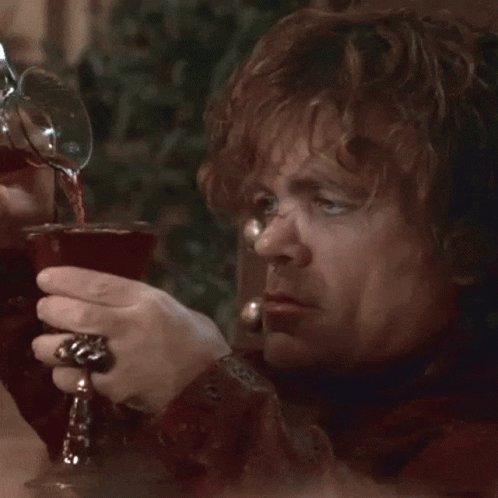 Tyrion Lannister Drink GIF