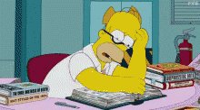 Confused Homer Simson GIF