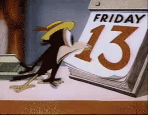 Friday 13 Crow GIF