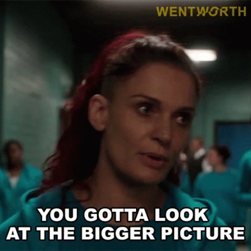 You Gotta Look At The Bigger Picture Bea Smith GIF