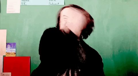 School of rock gif where Jack Black makes an intensely anima