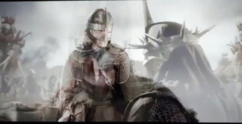 Lord Of The Rings Helmet GIF